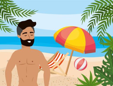 Yaz mayo tasarımı ile çocuk