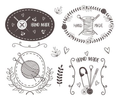 El yapımı dikiş simgeleri