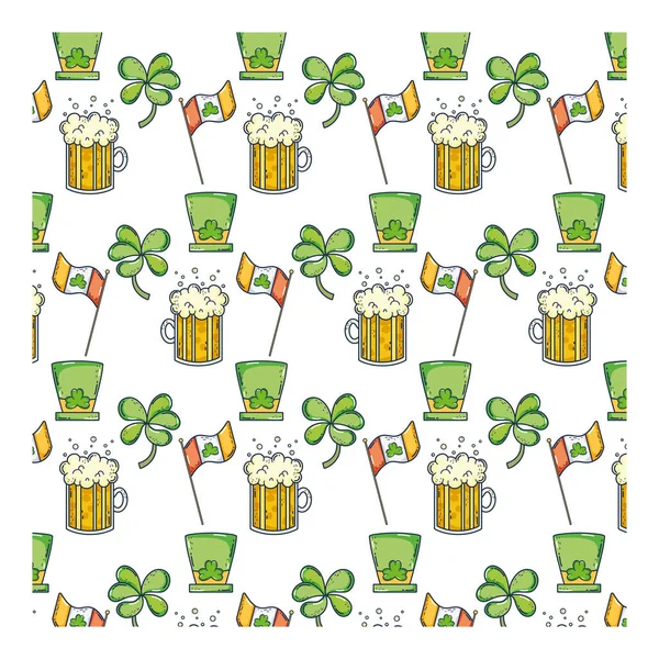 Saint patrick en arrière-plan — Image vectorielle