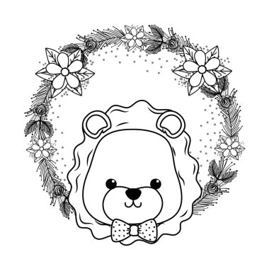 Aslan karikatür tasarım vector Illustrator