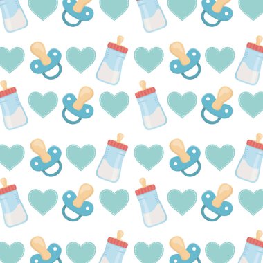 Bebek sağanağı tasarım vektörü çizimi