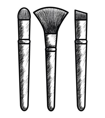 fırça çizim simgesini makyaj