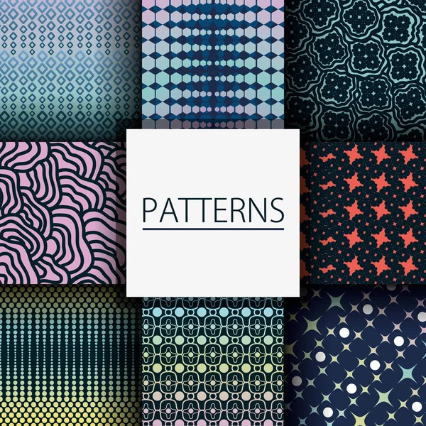 Un diseño de patrones sin costuras decoraciones de fondo — Archivo Imágenes Vectoriales