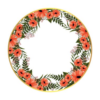 çiçek tropikal karikatür