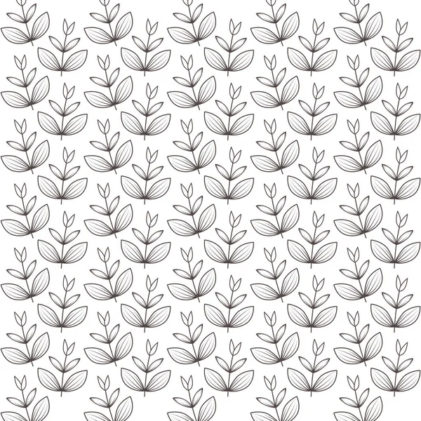 Feuilles isolées Illustrateur vectoriel de conception de fond — Image vectorielle