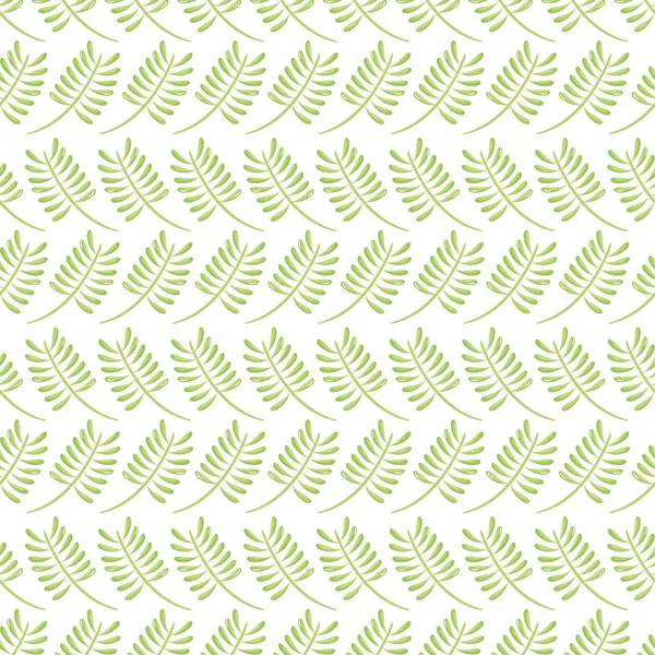 Exotic leafs palms pattern background — Stok Vektör