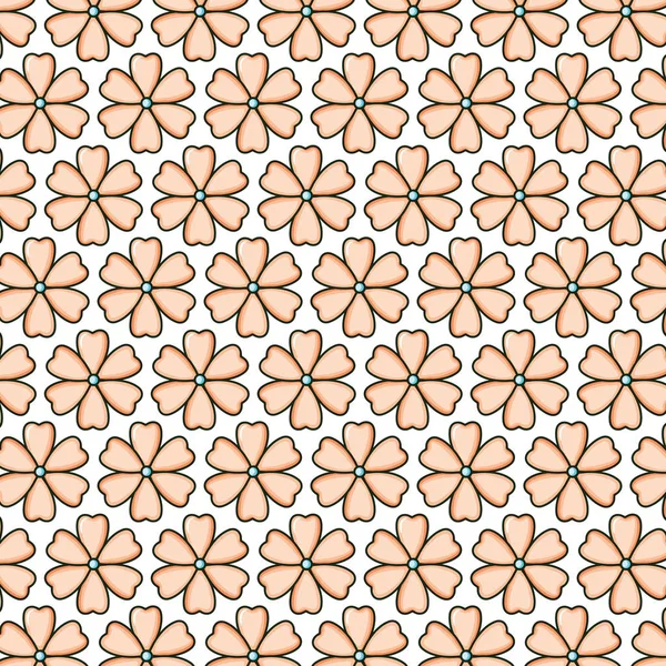 beautiful flowers garden decorative pattern