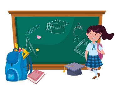 Okul tasarım kız çocuk