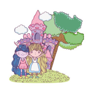 kale ile sevimli küçük periler çift