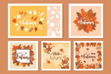 Merhaba sonbahar bayrak sezonu tasarımı