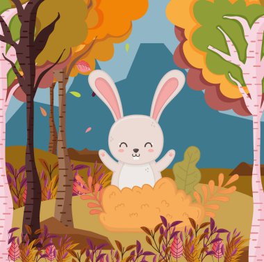 Tavşan yaprakları çalı ağacı yaprakları Merhaba sonbahar