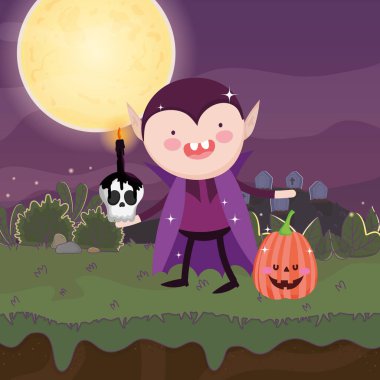 kostüm halloween görüntü ile çocuklar