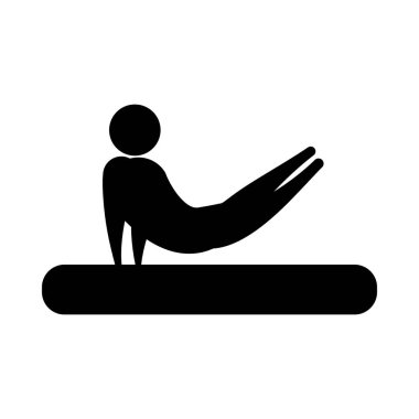 Avatar spor düz vektör tasarımı yapıyor