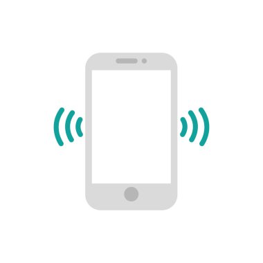 Isolated smartphone icon flat vector design