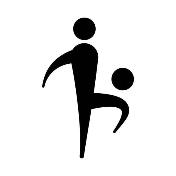 Avatar faisant du sport conception vectorielle plat — Image vectorielle