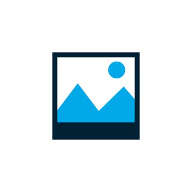 İzole manzara görüntü vektör tasarımı