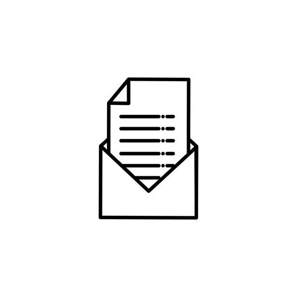 Векторный дизайн изолированного конверта — стоковый вектор