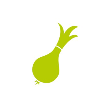 İzole edilmiş soğan sebze vektör tasarımı