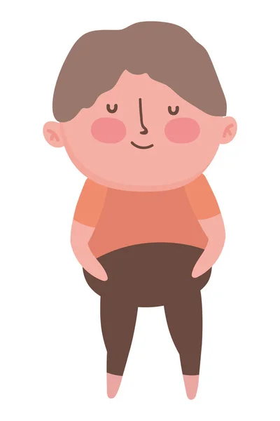 Ilustración vectorial de diseño de dibujos animados de abuelo — Vector de stock