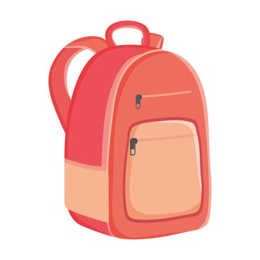 okul çantası eğitim ikonu izole edilmiş simge