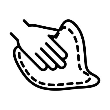 Kişisel el hijyeni, temiz yüzeyler, hastalık önleme ve sağlık hizmetleri tarzı ikon