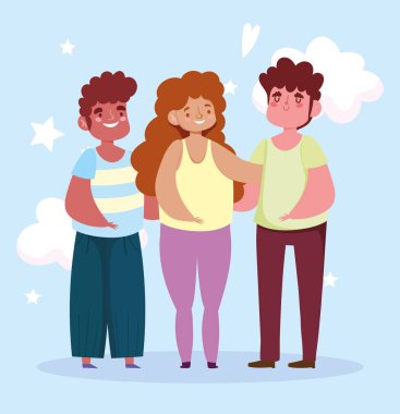 Anne baba kucaklaması ve ergen oğul karakteri, aile günü.