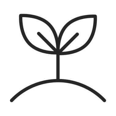 Bağış gönüllüsü sosyal bitki türü ikonu yetiştirmeye yardım ediyor