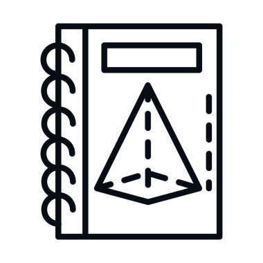 Matematik okulu fen bilgisi geometrik çizgi ve biçim simgesi