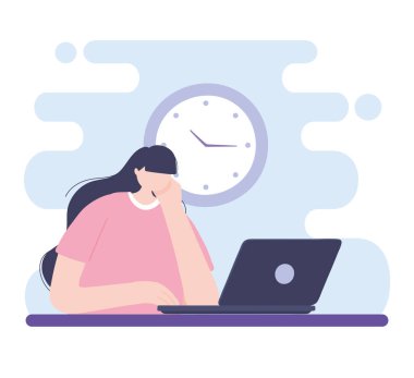 Çevrimiçi eğitim, dizüstü bilgisayar sınıfındaki kız, internet kullanarak bilgi geliştirme kursu
