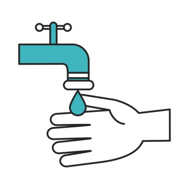 covid 19 coronavirüs, ellerinizi yıkayın, salgın salgını önleme salgını salgın hattı yayıldı ve biçim simgesini doldurun