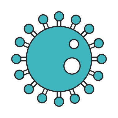 covid 19 coronavirüs virüsü patojeni, salgın salgını salgını salgını yaymak ve tarz simgesini doldurmak