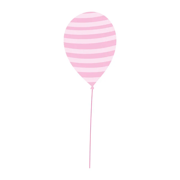 气球装饰派对庆祝孤立的设计图标 — 图库矢量图片