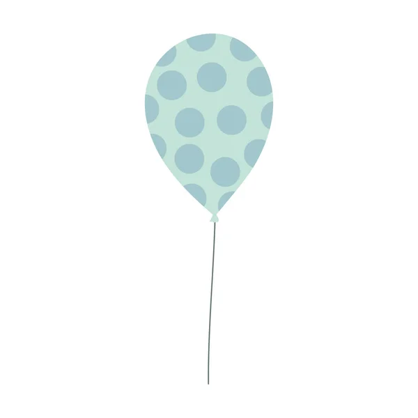 气球装饰派对庆祝孤立的设计图标 — 图库矢量图片