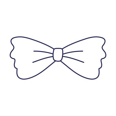 Erkek papyonu aksesuar moda klasik izole tasarım ikonu