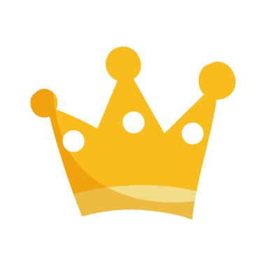 Kraliyet hiyerarşisi kral kraliçe izole tasarım ikonu