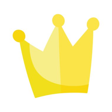 Kraliyet hiyerarşisi kral kraliçe izole tasarım ikonu