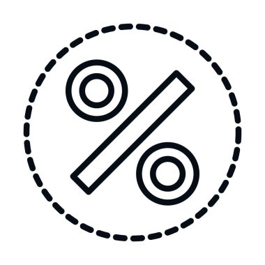 Matematik okulu bilim yüzde çizgisi ve biçim simgesi