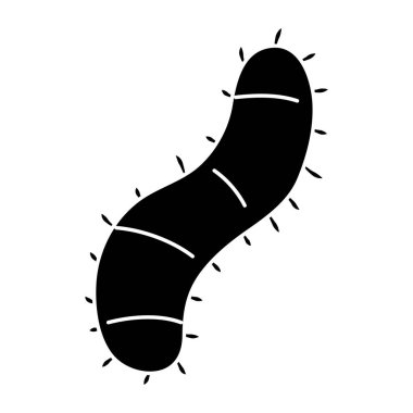 bakteri virüsü bulaşıcı biyolojik tehlike izole tasarım simgesi