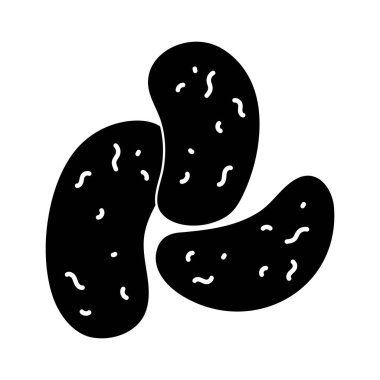 bakteri virüsü bulaşıcı biyolojik tehlike izole tasarım simgesi