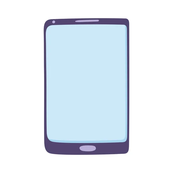 Smartphone device digital technology isolated design icon — Stock Vector