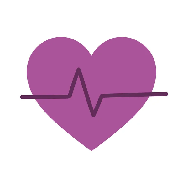 Медицинское сердцебиение кардиология — стоковый вектор