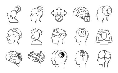 Alzheimer hastalığı, zihinsel yetenek ikonlarının azalması çizgi biçimi belirler