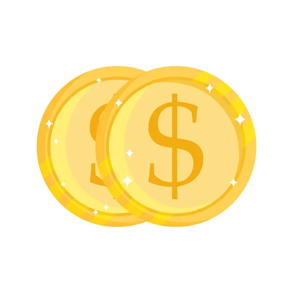 Online πληρωμή, νομίσματα χρήματα μετρητά νόμισμα, αγορές ηλεκτρονικού εμπορίου, mobile app — Διανυσματικό Αρχείο