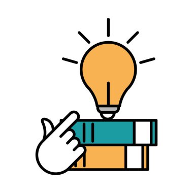 çevrimiçi eğitim, e-kitaplar yaratıcılık tıklama, web sitesi ve mobil eğitim kursları satırı ve simge doldurma