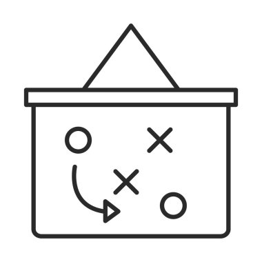 Futbol oyunu, strateji kurulu taktiği, lig sporları turnuvası tarzı ikon