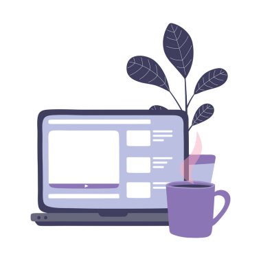 çevrimiçi eğitim, dizüstü bilgisayar web sitesi dersi, eğitim ve dijital öğrenim dersleri