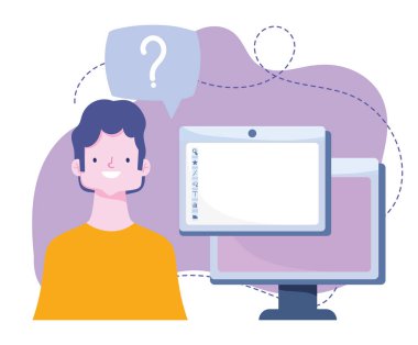 çevrimiçi eğitim, öğrenci bilgisayar tasarımcısı web sitesi, internet kullanarak bilgi geliştirme kursları