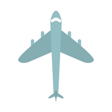 yaz seyahati ve tatil uçakları düz stil izole edilmiş simge ile taşınıyor