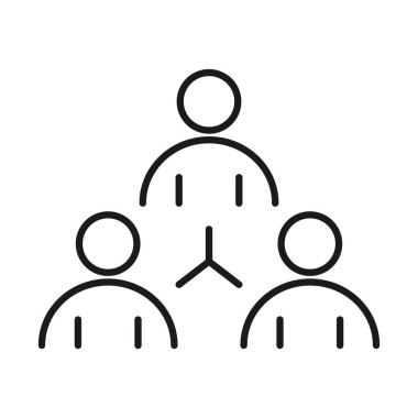 İş adamı ortaklığı işletme yönetimi başarılı bir satır biçimi simgesi geliştiriyor