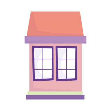 ev mimarisi izole edilmiş ikon tasarımı beyaz arkaplan